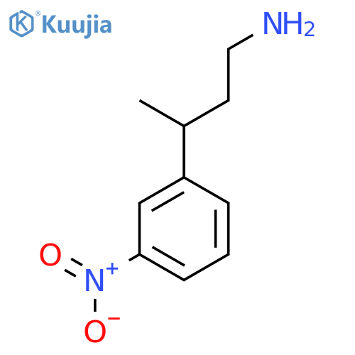 3-(3-nitrophenyl)butan-1-amine structure