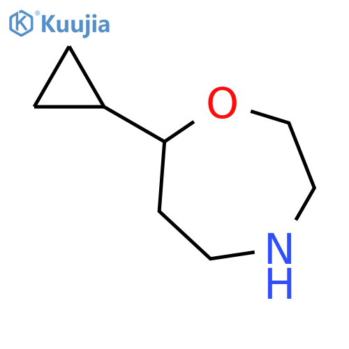 1,4-Oxazepine, 7-cyclopropylhexahydro- structure