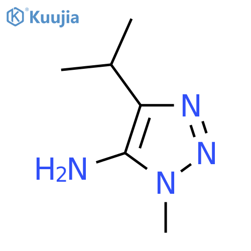1-Methyl-4-(propan-2-yl)-1H-1,2,3-triazol-5-amine structure