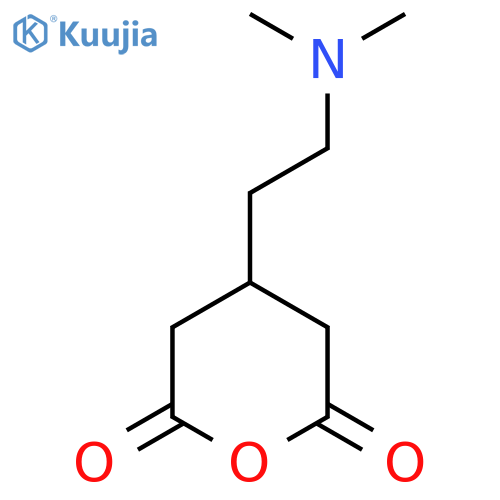 4-2-(dimethylamino)ethyloxane-2,6-dione structure