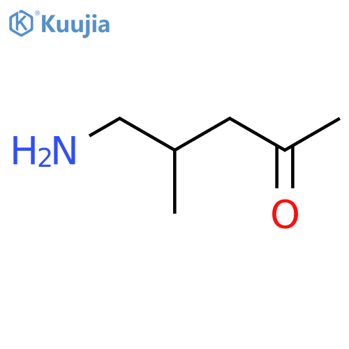 5-Amino-4-methylpentan-2-one structure