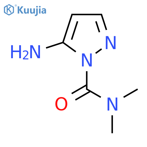 5-Amino-N,N-dimethyl-1H-pyrazole-1-carboxamide structure