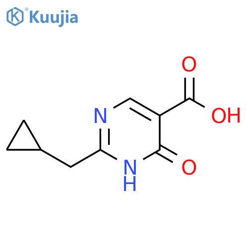 2-(CYCLOPROPYLMETHYL)-6-OXO-1,6-DIHYDROPYRIMIDINE-5-CARBOXYLIC ACID structure
