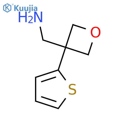 3-Oxetanemethanamine, 3-(2-thienyl)-  structure
