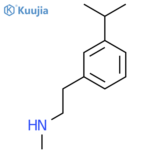 methyl({2-3-(propan-2-yl)phenylethyl})amine structure