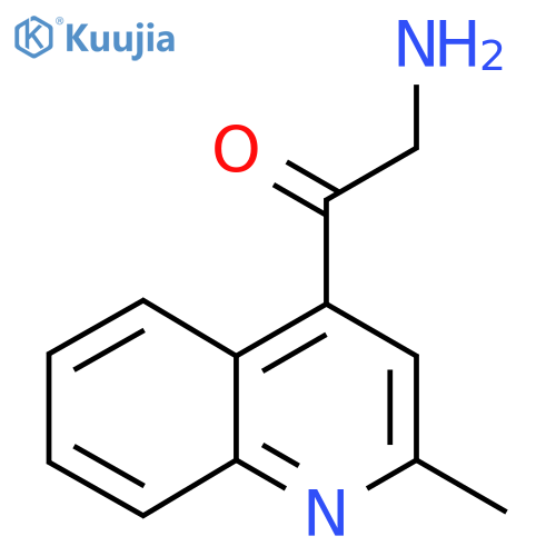 2-amino-1-(2-methylquinolin-4-yl)ethan-1-one structure