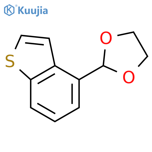 2-(Benzo[b]thiophen-4-yl)-1,3-dioxolane structure