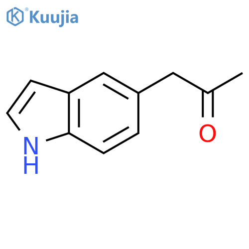 1-(1H-indol-5-yl)propan-2-one structure