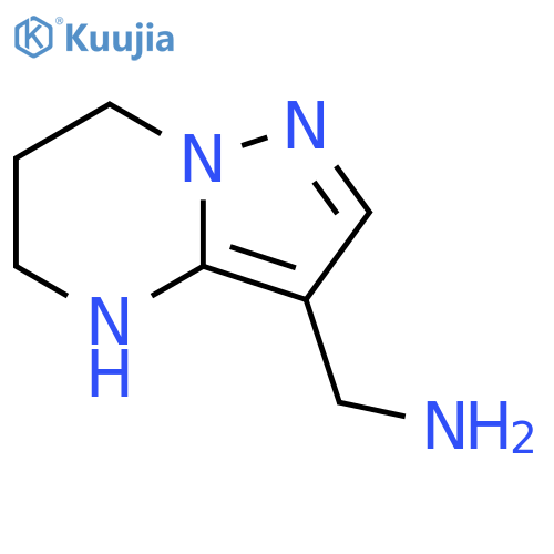 Pyrazolo[1,5-a]pyrimidine-3-methanamine, 4,5,6,7-tetrahydro- structure