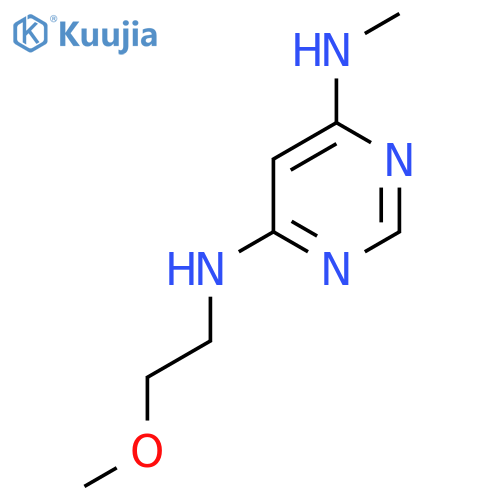 N4-(2-Methoxyethyl)-N6-methylpyrimidine-4,6-diamine structure