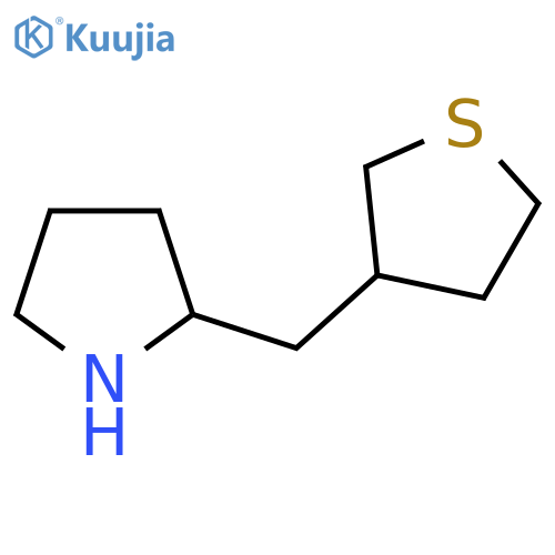 2-(thiolan-3-yl)methylpyrrolidine structure