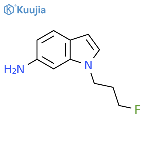 1-(3-Fluoropropyl)-1h-indol-6-amine structure
