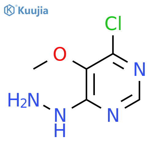 4-CHLORO-6-HYDRAZINYL-5-METHOXYPYRIMIDINE structure