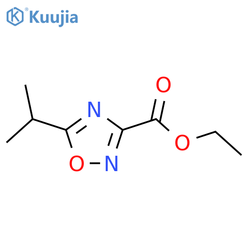 Ethyl 5-(Propan-2-yl)-1,2,4-oxadiazole-3-carboxylate structure