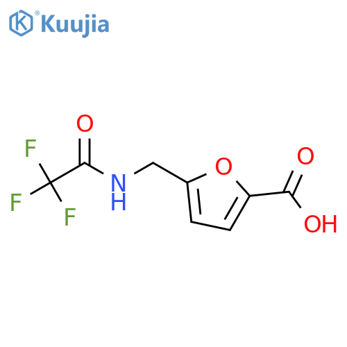 5-(trifluoroacetamido)methylfuran-2-carboxylic acid structure