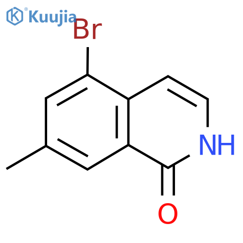 5-Bromo-7-methylisoquinolin-1(2H)-one structure