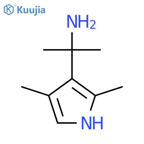 2-(2,4-dimethyl-1H-pyrrol-3-yl)propan-2-amine structure