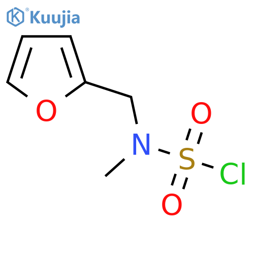 N-(furan-2-yl)methyl-N-methylsulfamoyl chloride structure