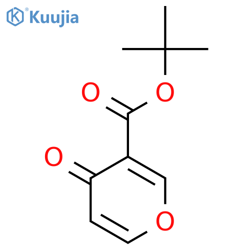 tert-butyl 4-oxopyran-3-carboxylate structure