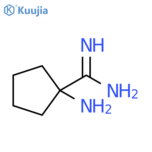 1-aminocyclopentane-1-carboximidamide structure