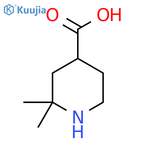 2,2-Dimethylpiperidine-4-carboxylic acid structure