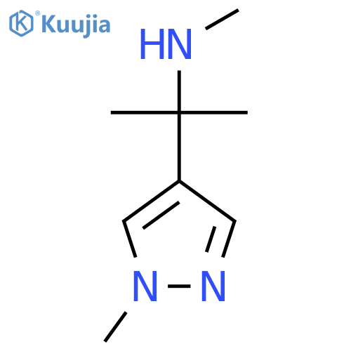 methyl2-(1-methyl-1H-pyrazol-4-yl)propan-2-ylamine structure