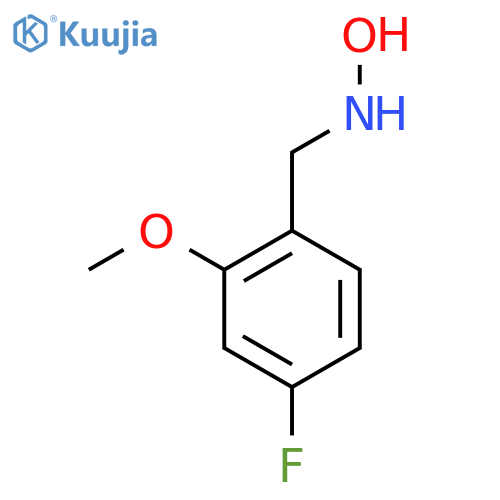 N-(4-fluoro-2-methoxyphenyl)methylhydroxylamine structure