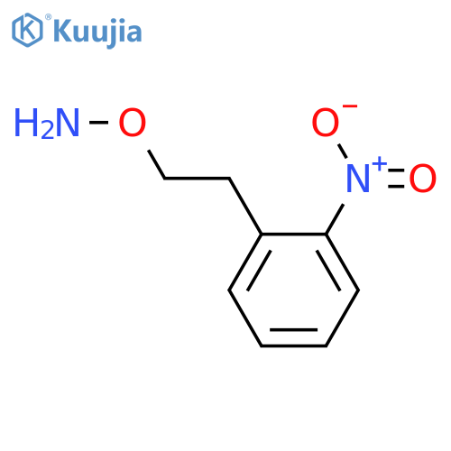 O-2-(2-nitrophenyl)ethylhydroxylamine structure