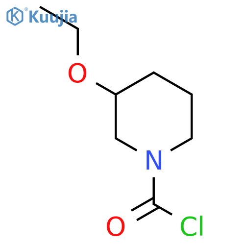 3-Ethoxypiperidine-1-carbonyl chloride structure