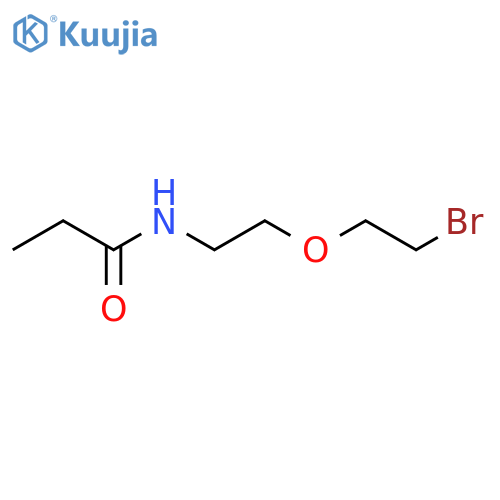 N-(2-(2-Bromoethoxy)ethyl)propionamide structure
