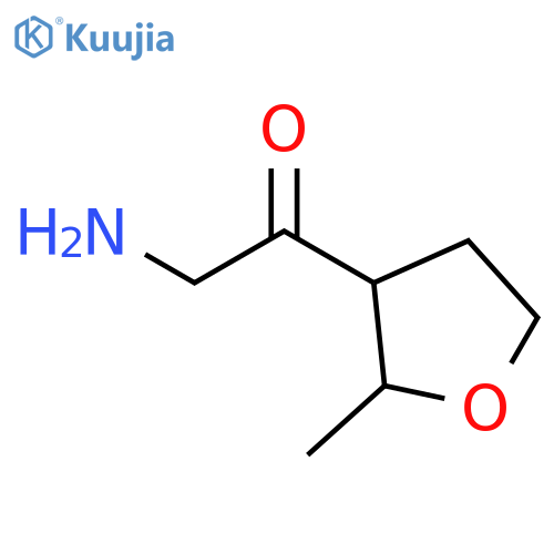 2-amino-1-(2-methyloxolan-3-yl)ethan-1-one structure