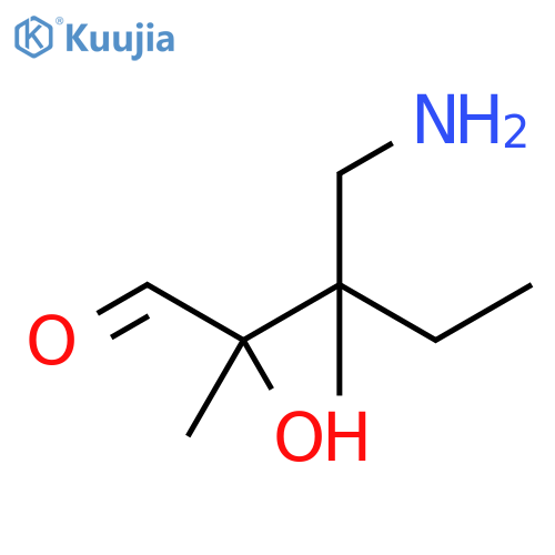 Pentanal, 3-(aminomethyl)-2-hydroxy-2,3-dimethyl- structure