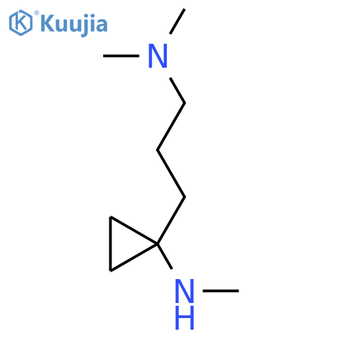 1-3-(dimethylamino)propyl-N-methylcyclopropan-1-amine structure