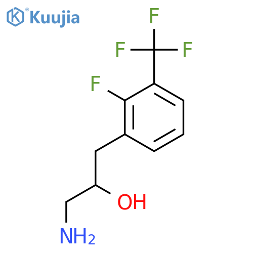 1-amino-3-2-fluoro-3-(trifluoromethyl)phenylpropan-2-ol structure