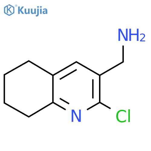 (2-chloro-5,6,7,8-tetrahydroquinolin-3-yl)methanamine structure
