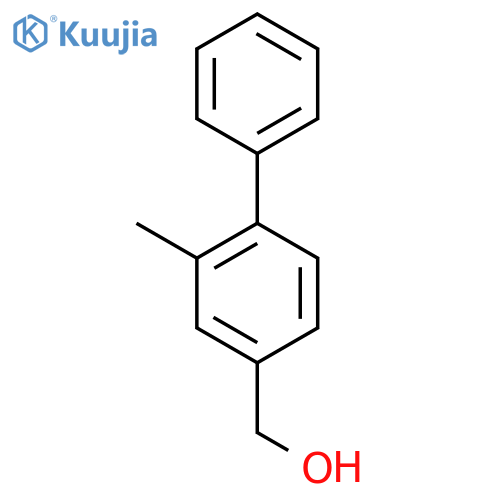 (3-Methyl-4-phenylphenyl)methanol structure