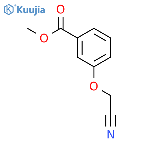 Methyl 3-(cyanomethoxy)benzoate structure