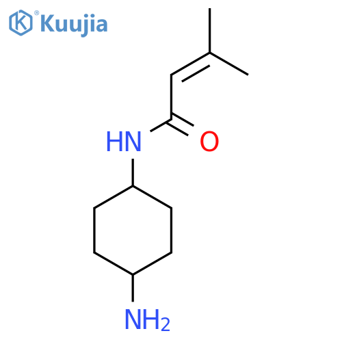 N-(4-Aminocyclohexyl)-3-methylbut-2-enamide structure