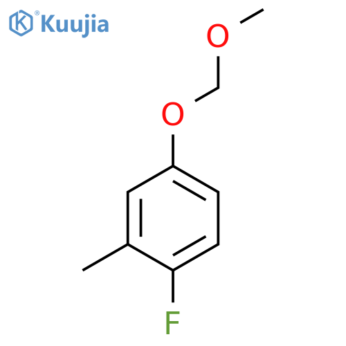 1-Fluoro-4-(methoxymethoxy)-2-methylbenZene structure