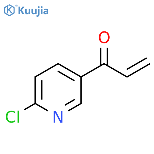 1-(6-chloropyridin-3-yl)prop-2-en-1-one structure
