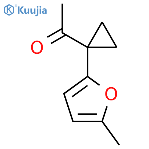 1-1-(5-methylfuran-2-yl)cyclopropylethan-1-one structure