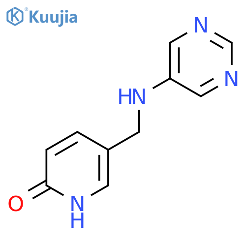 5-{(pyrimidin-5-yl)aminomethyl}pyridin-2-ol structure