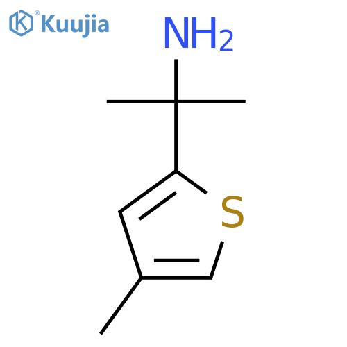 2-(4-methylthiophen-2-yl)propan-2-amine structure