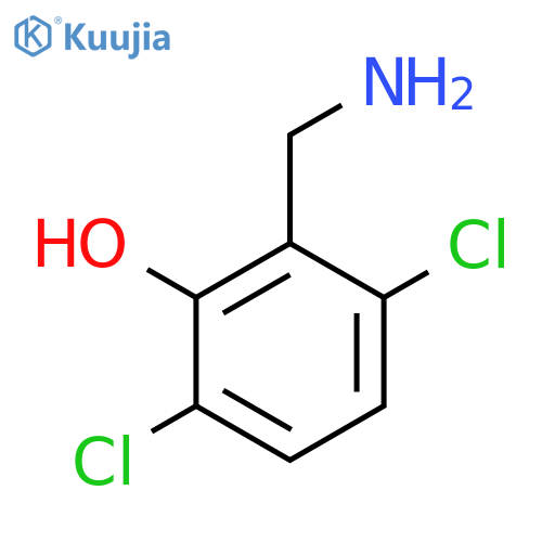 3,6-Dichloro-2-hydroxybenzylamine structure
