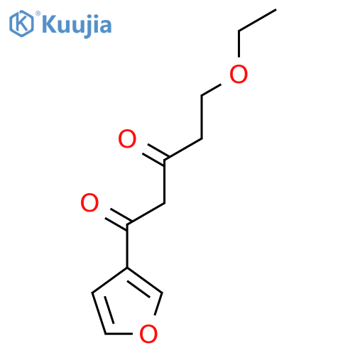 5-ethoxy-1-(furan-3-yl)pentane-1,3-dione structure