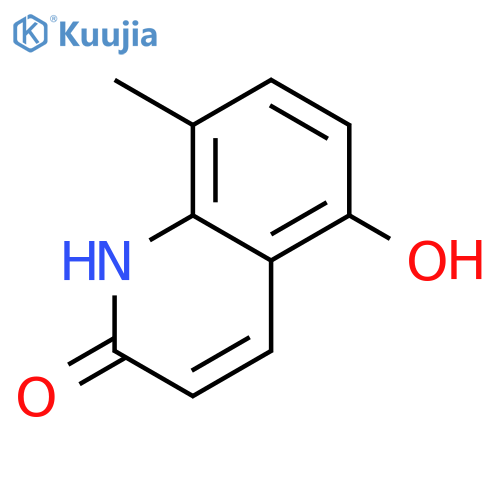 5-hydroxy-8-methyl-1H-quinolin-2-one structure