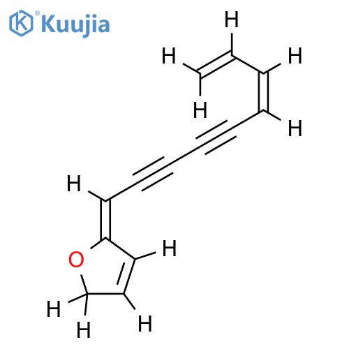 (2'E,6Z)-2,5-Dihydro-2-(6,8-nonadien-2,4-diynylidene)furan structure