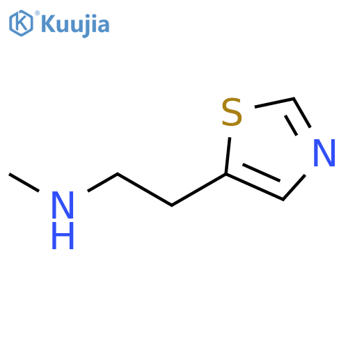 methyl2-(1,3-thiazol-5-yl)ethylamine structure