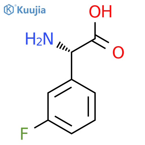 Benzeneacetic acid, a-amino-3-fluoro-, (aS)- structure
