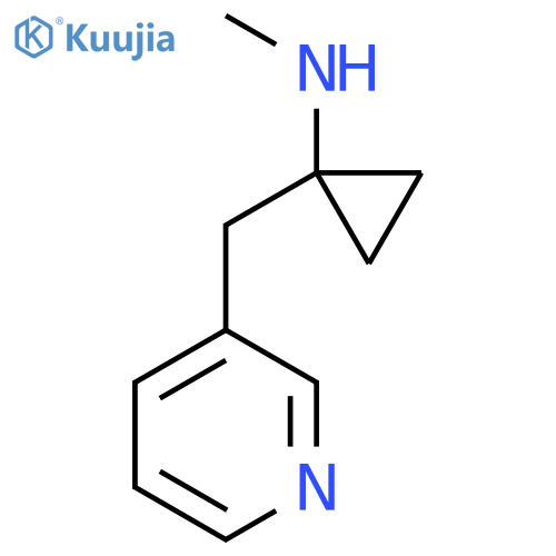 N-methyl-1-(pyridin-3-yl)methylcyclopropan-1-amine structure